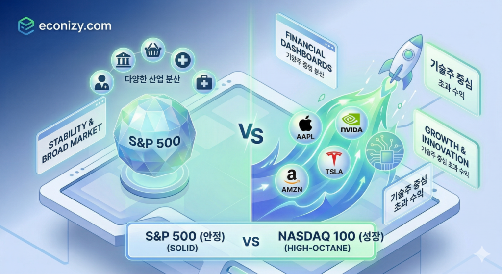 S&P500 ETF vs 나스닥100 ETF