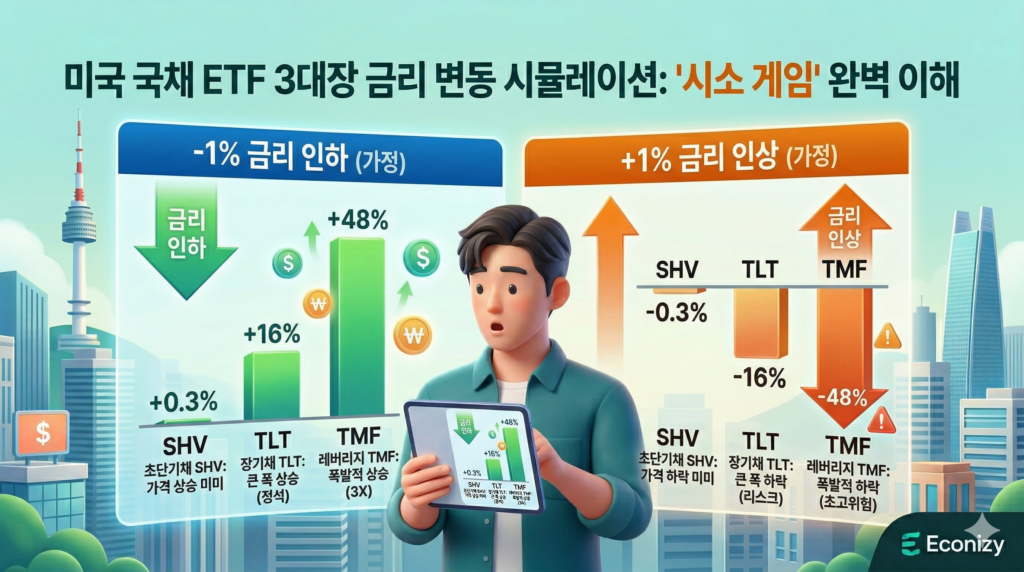 SHV vs TLT vs TMF 비교