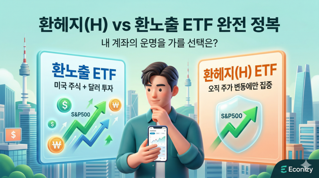 환헤지(H) vs 환노출 ETF 완전 정복